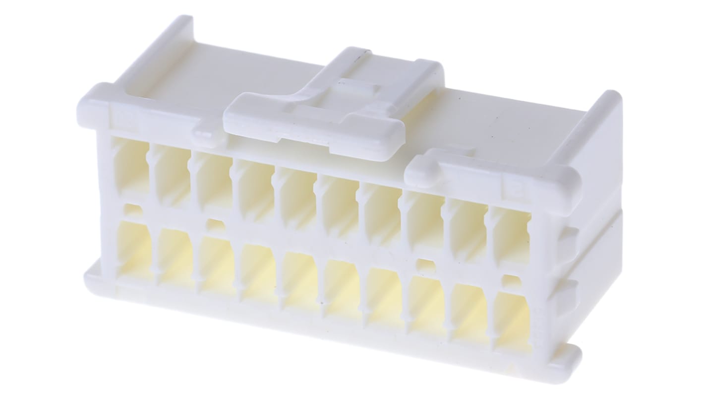 Molex, MicroClasp Female Connector Housing, 2mm Pitch, 20 Way, 2 Row