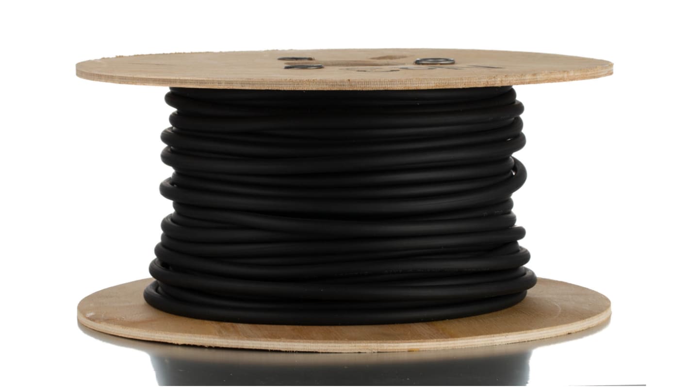 Lapp Black 16 mm² Hook Up Wire, 5 AWG, 510/0.21 mm, 50m, Rubber Insulation