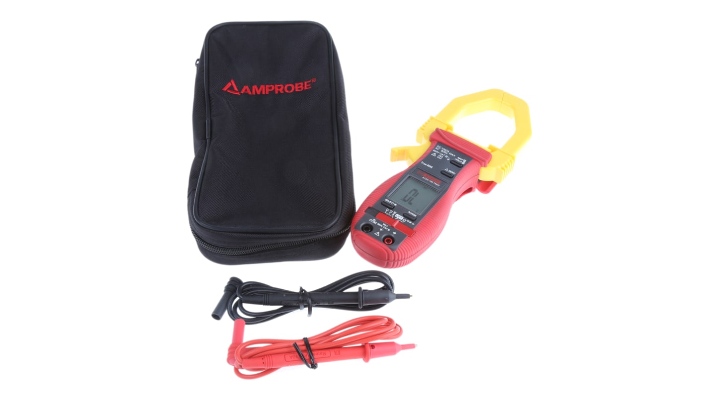 Amprobe ACDC-100 TRMS Clampmeter, 1kA dc, Max Current 800A ac CAT III 600 V