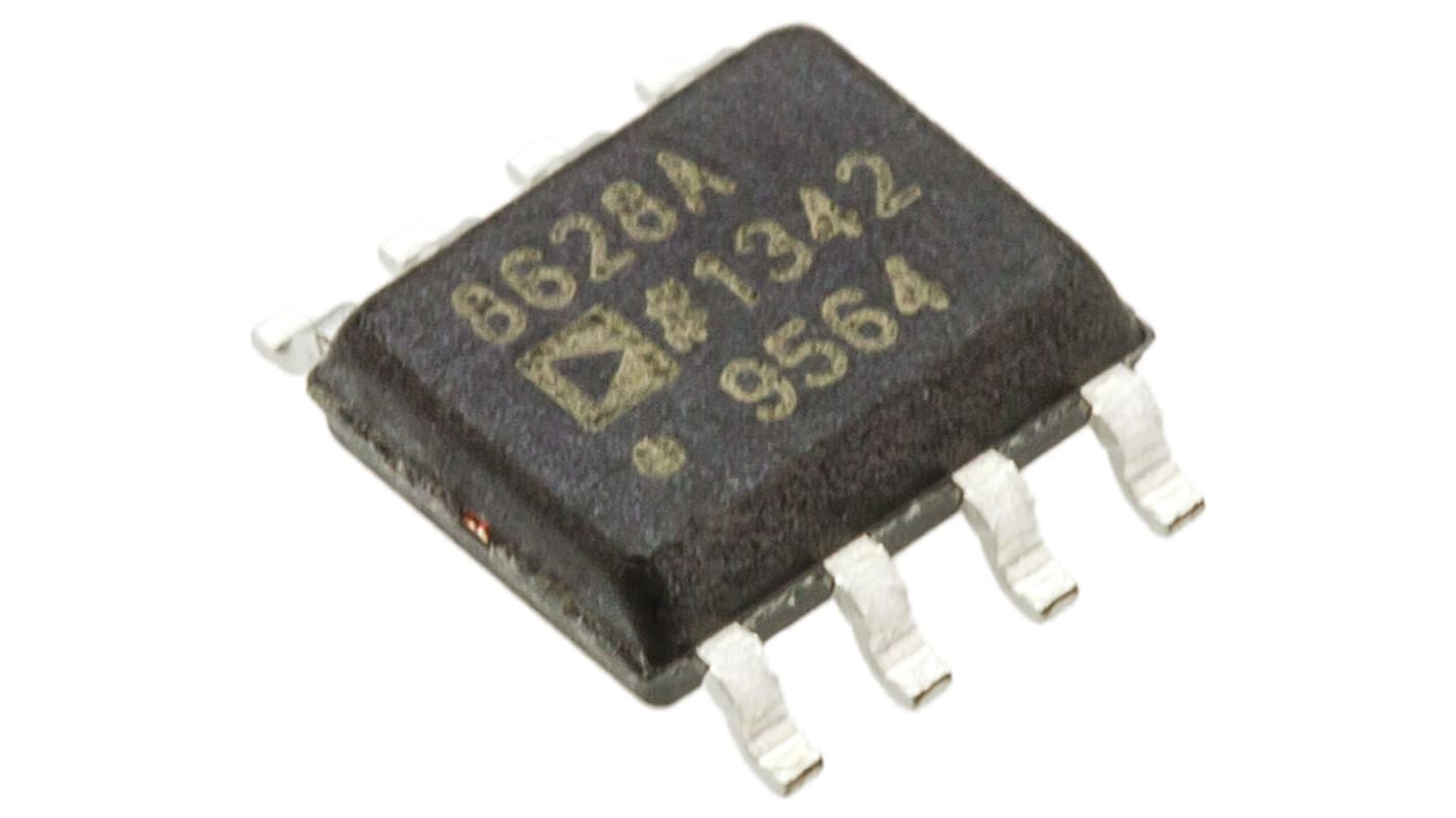 AD8628ARZ Analog Devices, Chopper Stabilized, Op Amp, RRIO, 2.5MHz, 3 V, 8-Pin SOIC