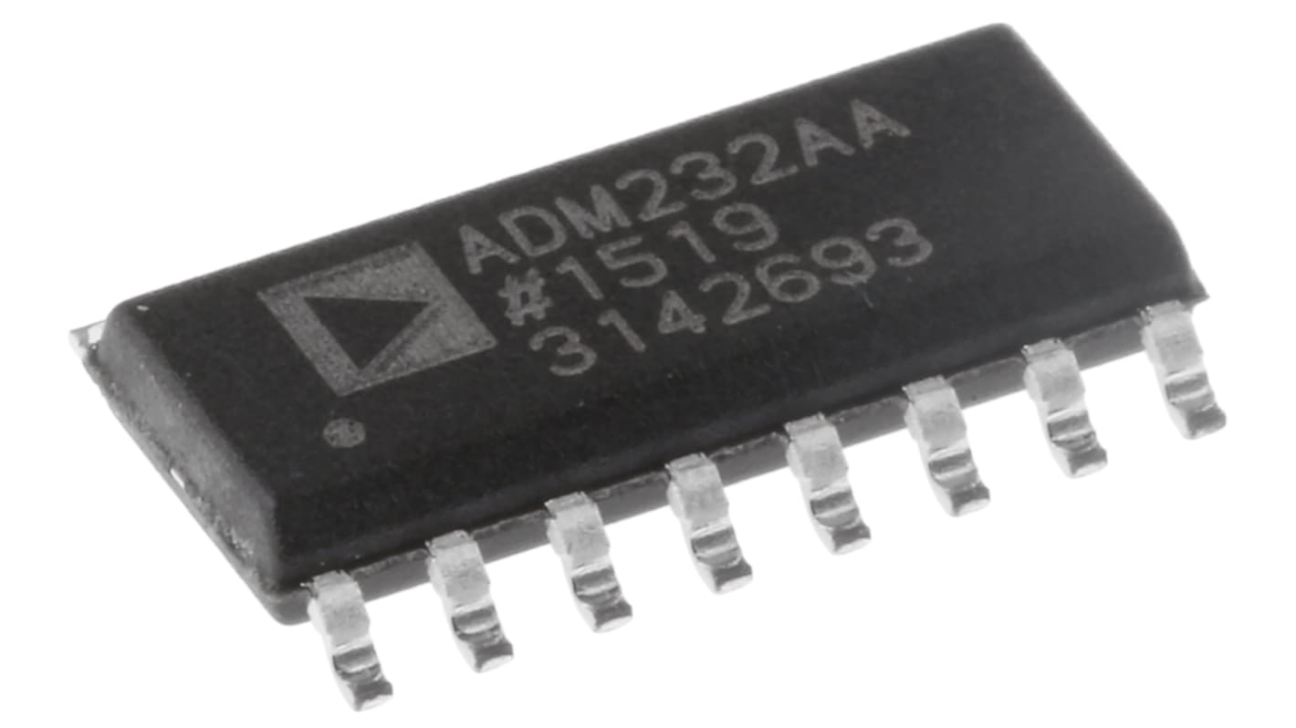 Transceiver di linea ADM232AARNZ, SOIC, 16-Pin