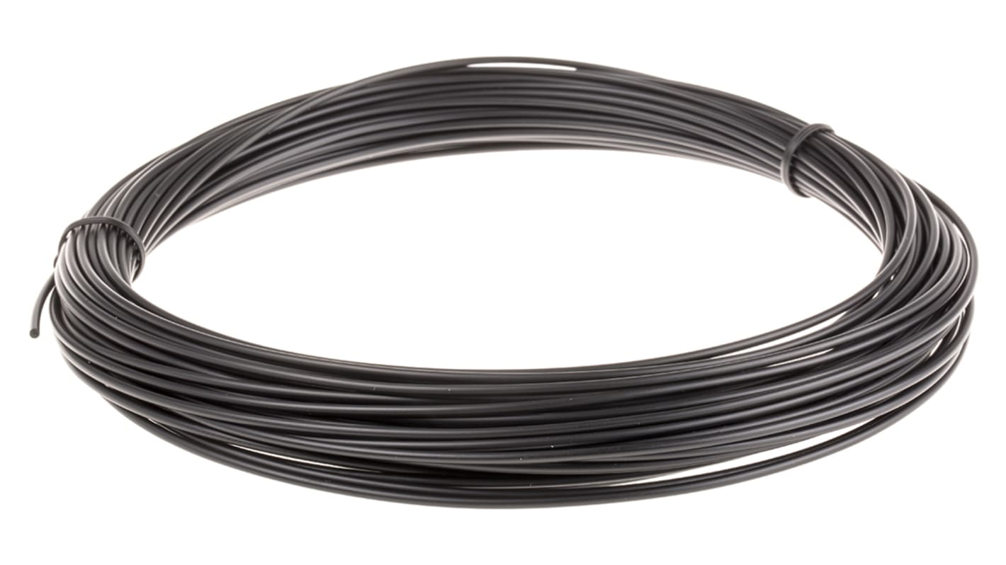 RS PRO Simplex Single Mode Fibre Optic Cable, 1mm, Black, 20m