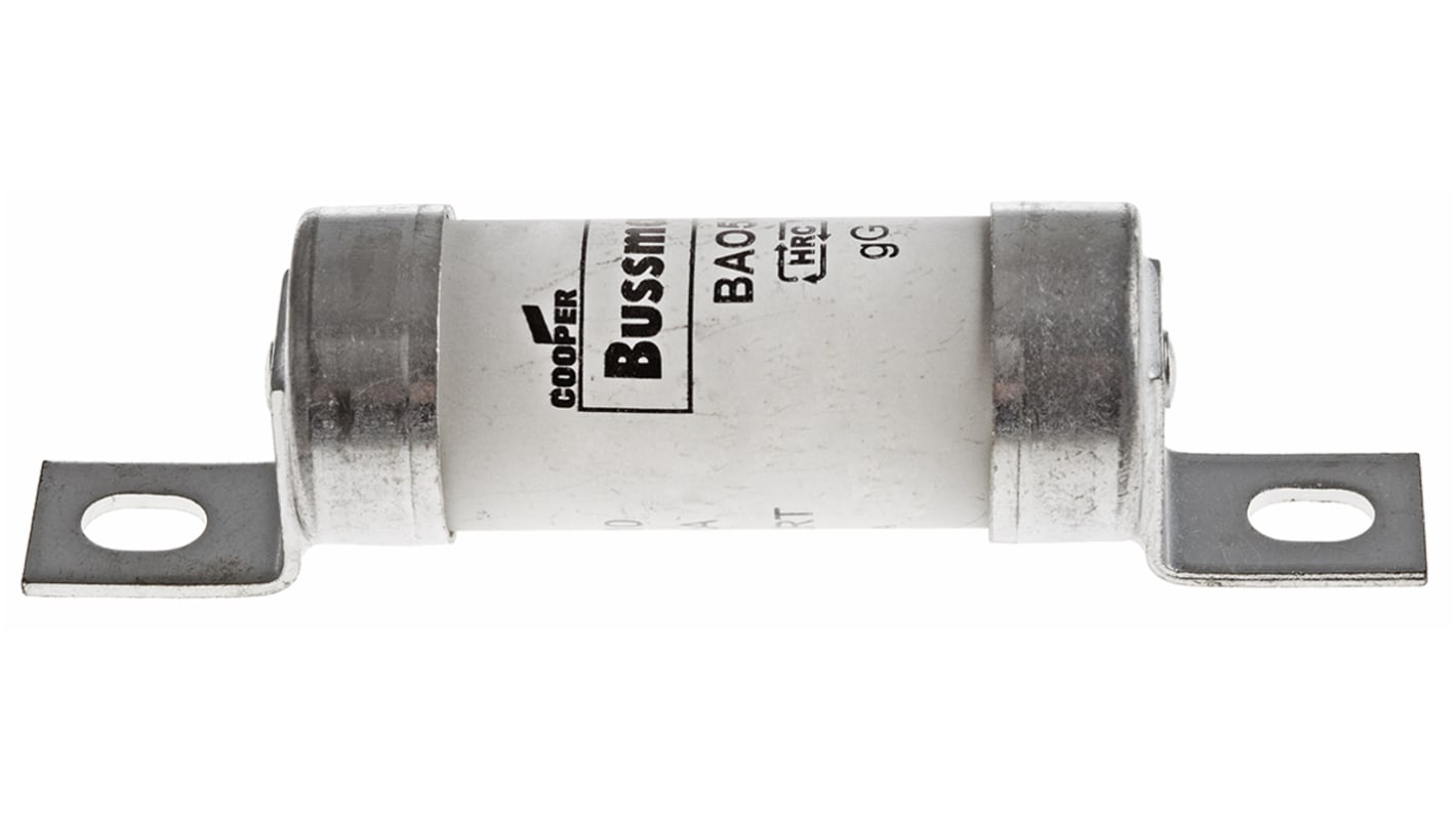 Fusibile a standard britannico, Eaton, 50A, fusibile A3, standard BS 88, IEC 269, fori di fissaggio da 73.5mm, cat. gG