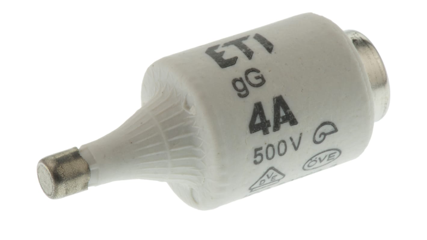 Fusible diazed ETI, 2312402, 4A, DII, Rosca E27, gG - gL 500V ac