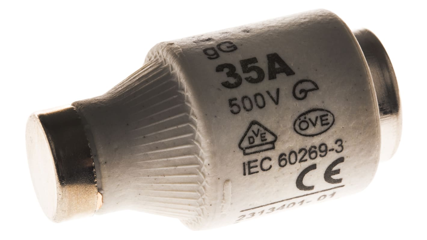 ETI 35A DIII Diazed Fuse, E33 Thread Size, gG - gL, 500V ac