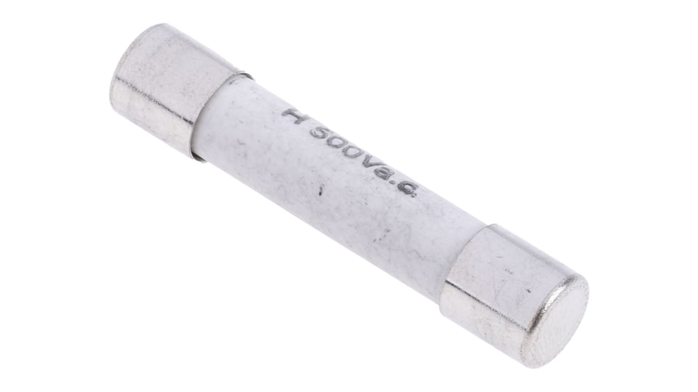 RS PRO 1A T Ceramic Cartridge Fuse, 6.3 x 32mm