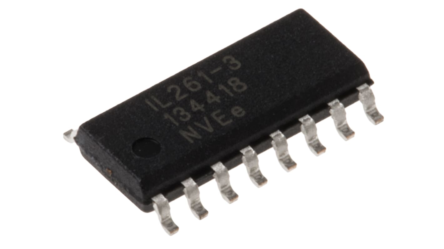 IL261-3E NVE, 5-Channel Digital Isolator 110Mbps, 2500 Vrms, 16-Pin SOIC