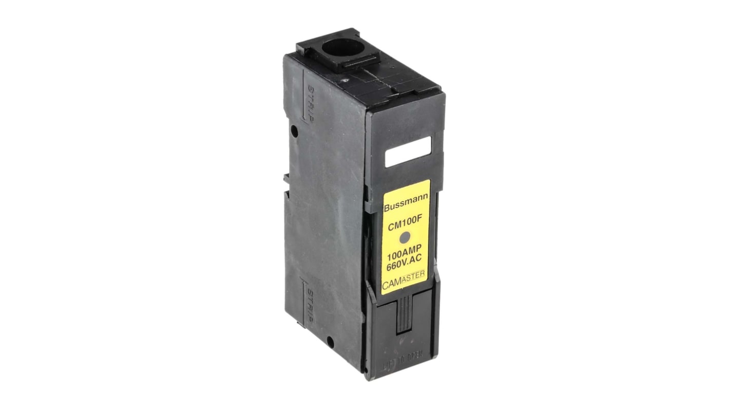 Eaton Sicherungshalter für Hutschienenmontage für A3 Sicherungen 100A 690V ac, Serie Bussmann 1P-polig