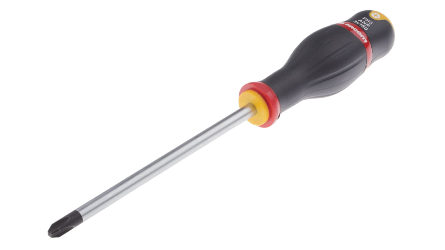 Facom Phillips Screwdriver, PH3 Tip, 150 mm Blade, 275 mm Overall