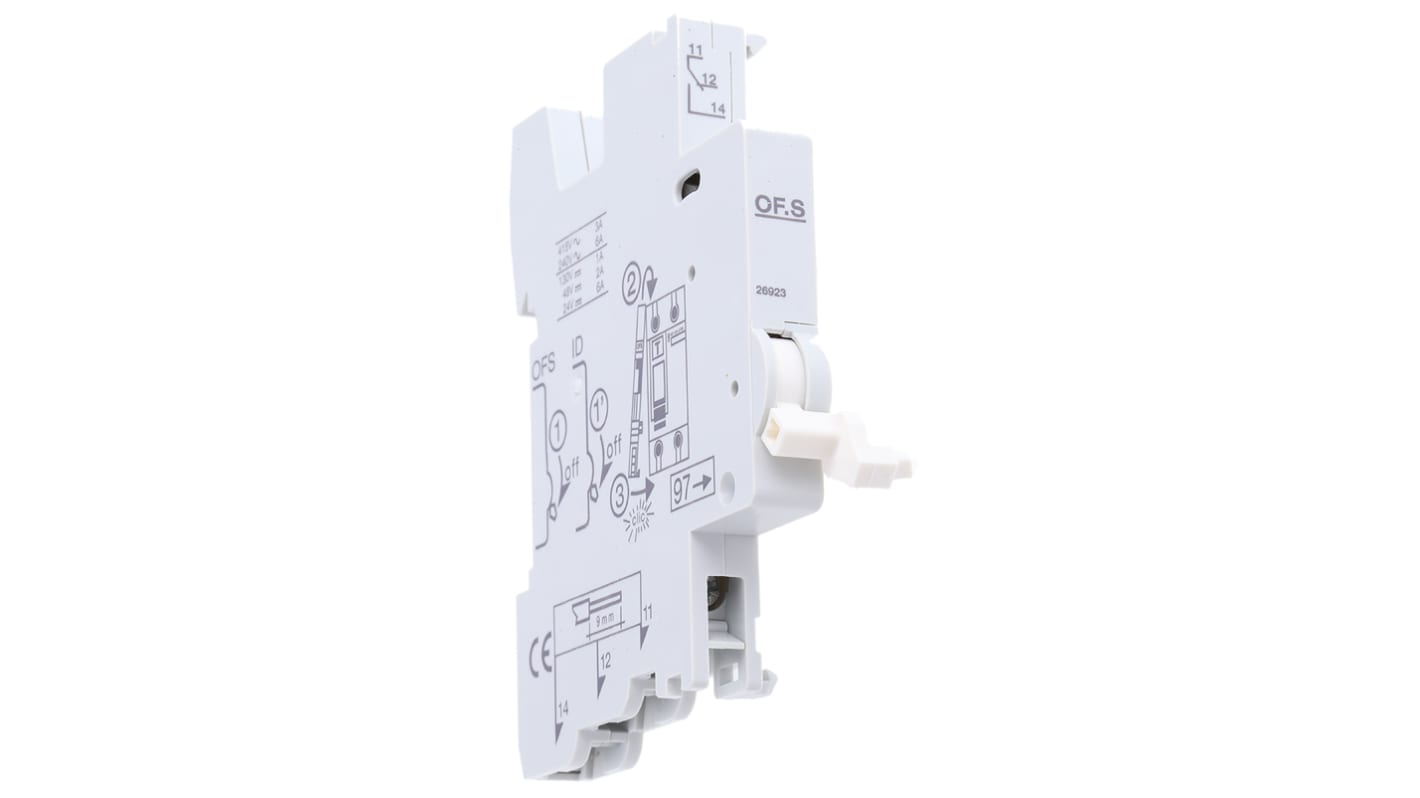 Merlin Gerin Auxiliary Contact, 1 Contact, NO/NC, DIN Rail Mount