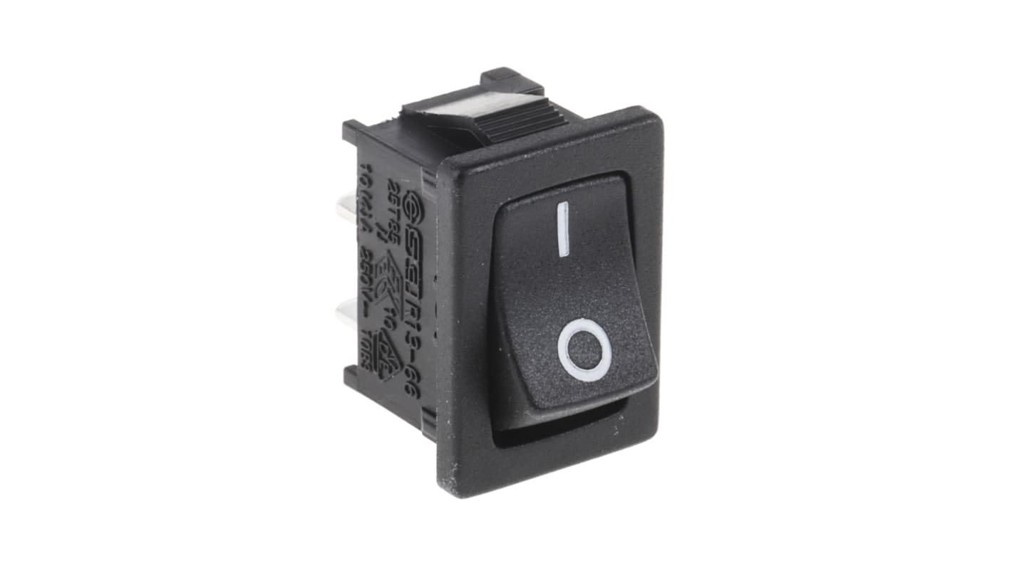 RS PRO SPST, On-Off Rocker Switch Panel Mount