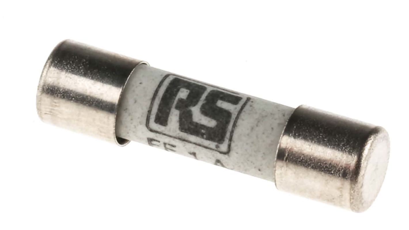 RS PRO 1A FF Ceramic Cartridge Fuse, 5 x 20mm RS