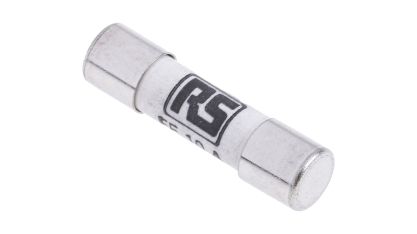 RS PRO 10A FF Ceramic Cartridge Fuse, 5 x 20mm RS