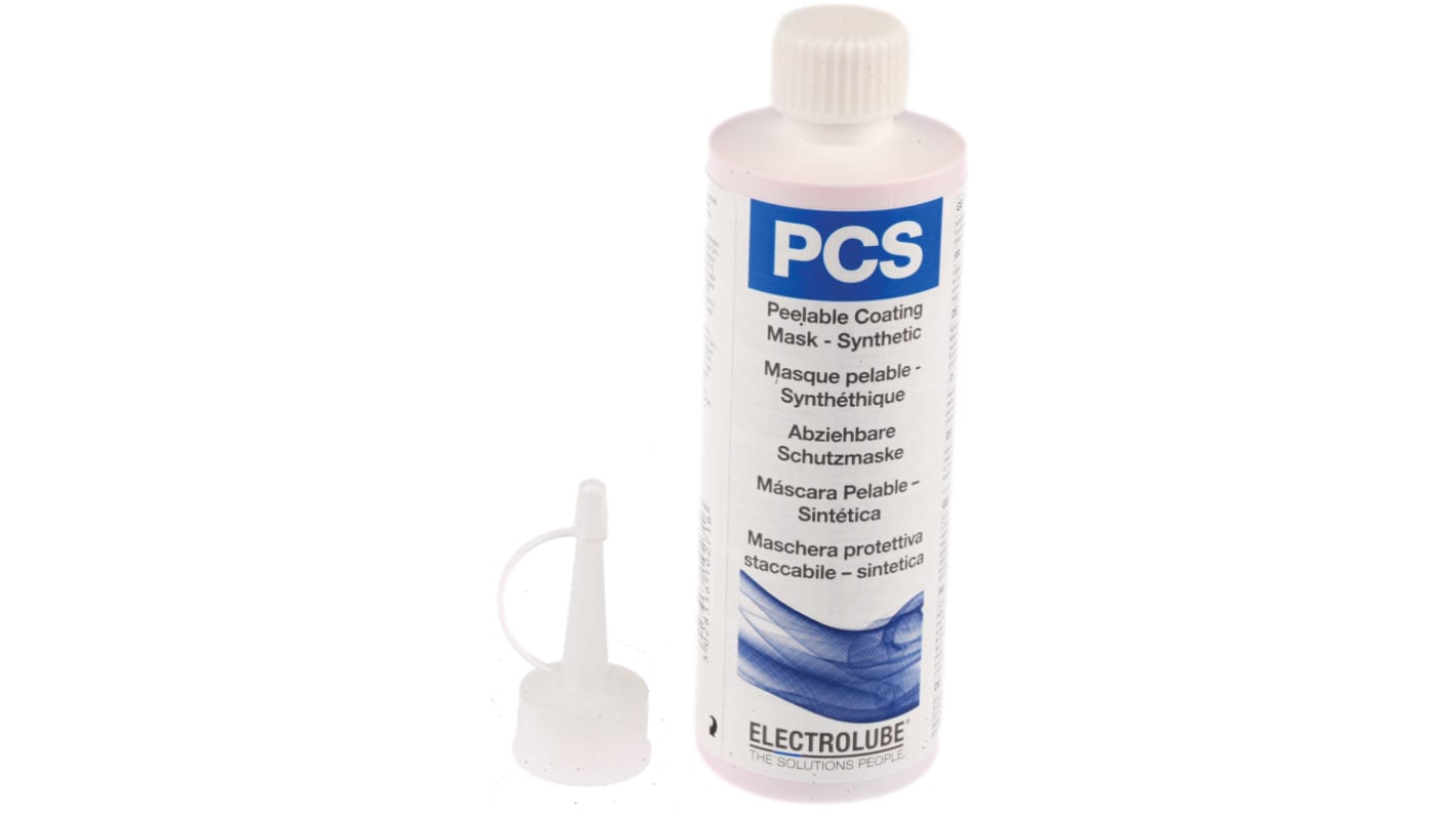 Máscara de soldadura Electrolube PCS250,  botella de 250ml, Pelable