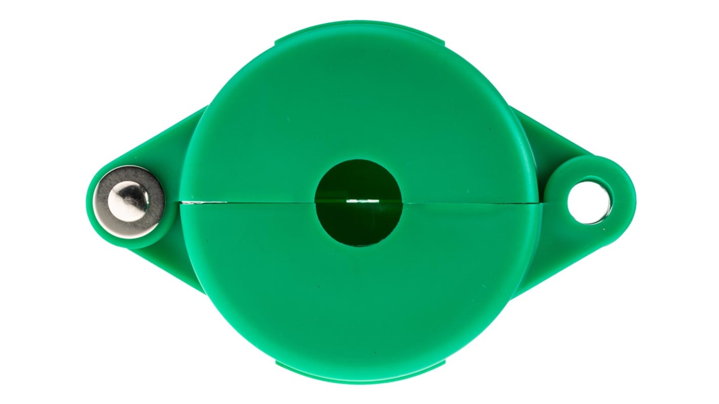 Bloqueo de válvula de compuerta ajustable Brady de PP, punto de conexión máx. 64mm, Ø de grillete 6.5mm