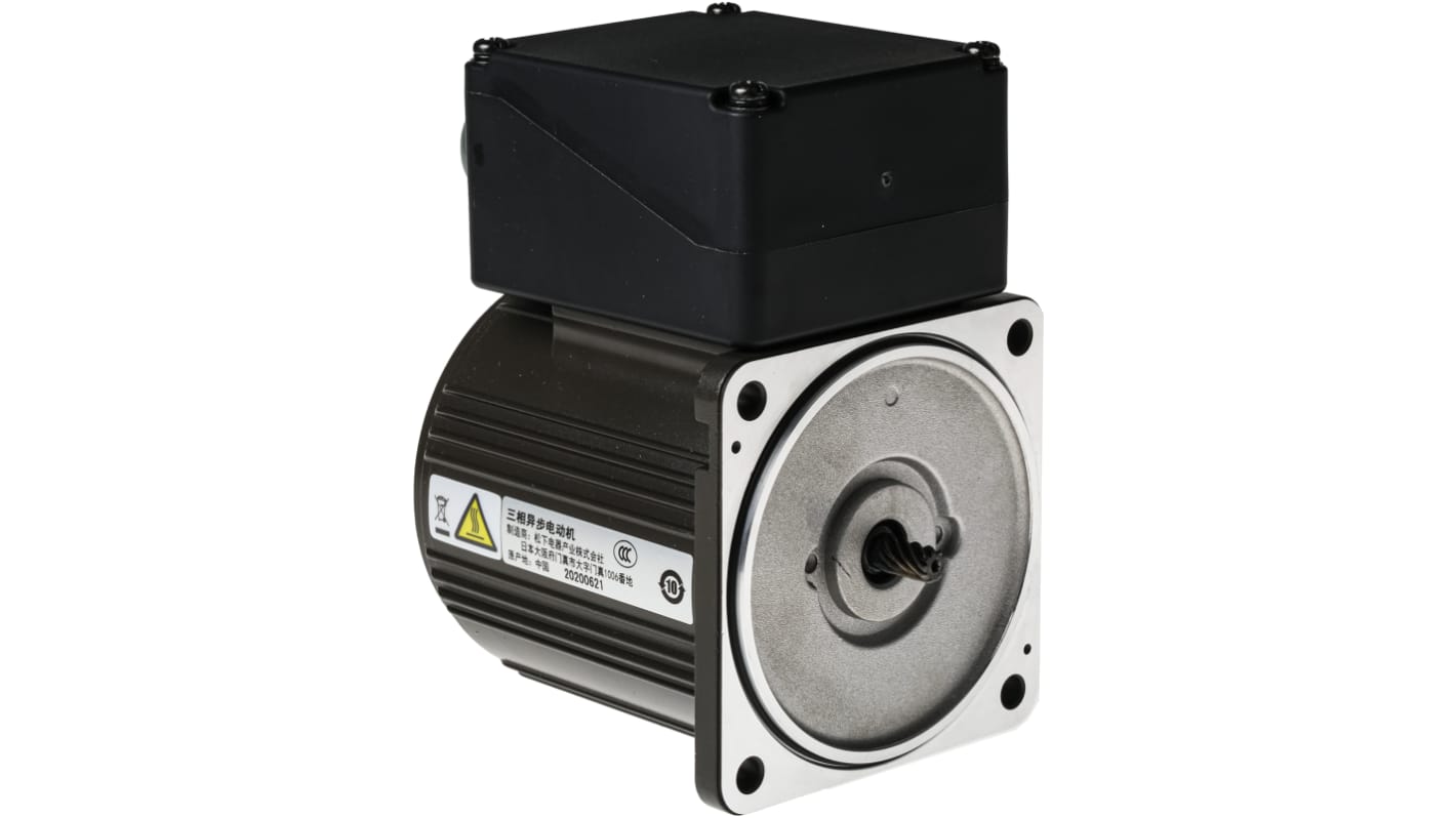 Panasonic M8M Reversible Induction AC Motor, 25 W, 3 Phase, 4 Pole, 400 V