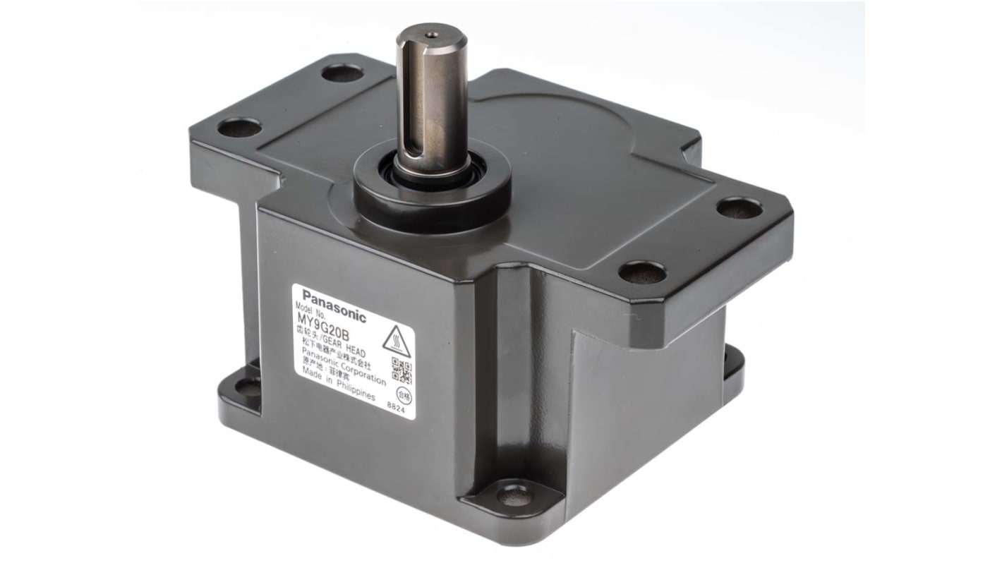 Panasonic Spur Gearbox, 20:1 Gear Ratio, 9.02 Nm Maximum Torque, 68.75rpm Maximum Speed