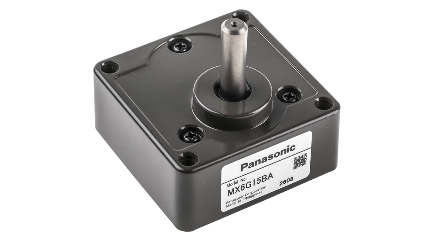 MX6G15BA Panasonic Spur Gearbox, 151 Gear Ratio, 0.49 Nm Maximum