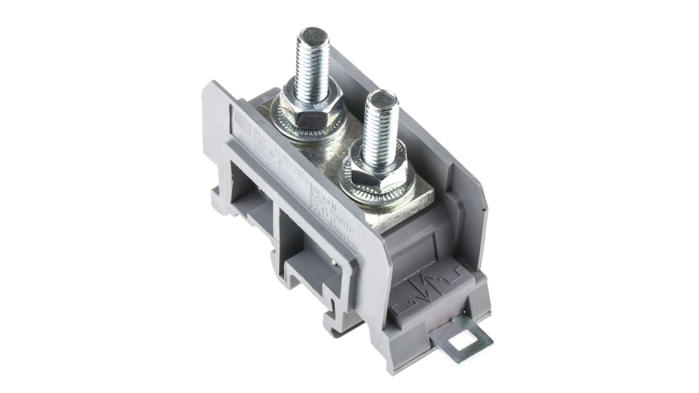 1SNA115140R2300 Entrelec SNA Series Grey DIN Rail Terminal Block