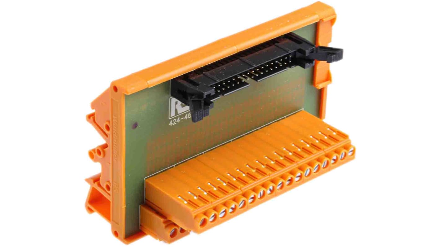 RS PRO 34Contact Interface Module, IDC Connector, DIN Rail Mount, 1A RS