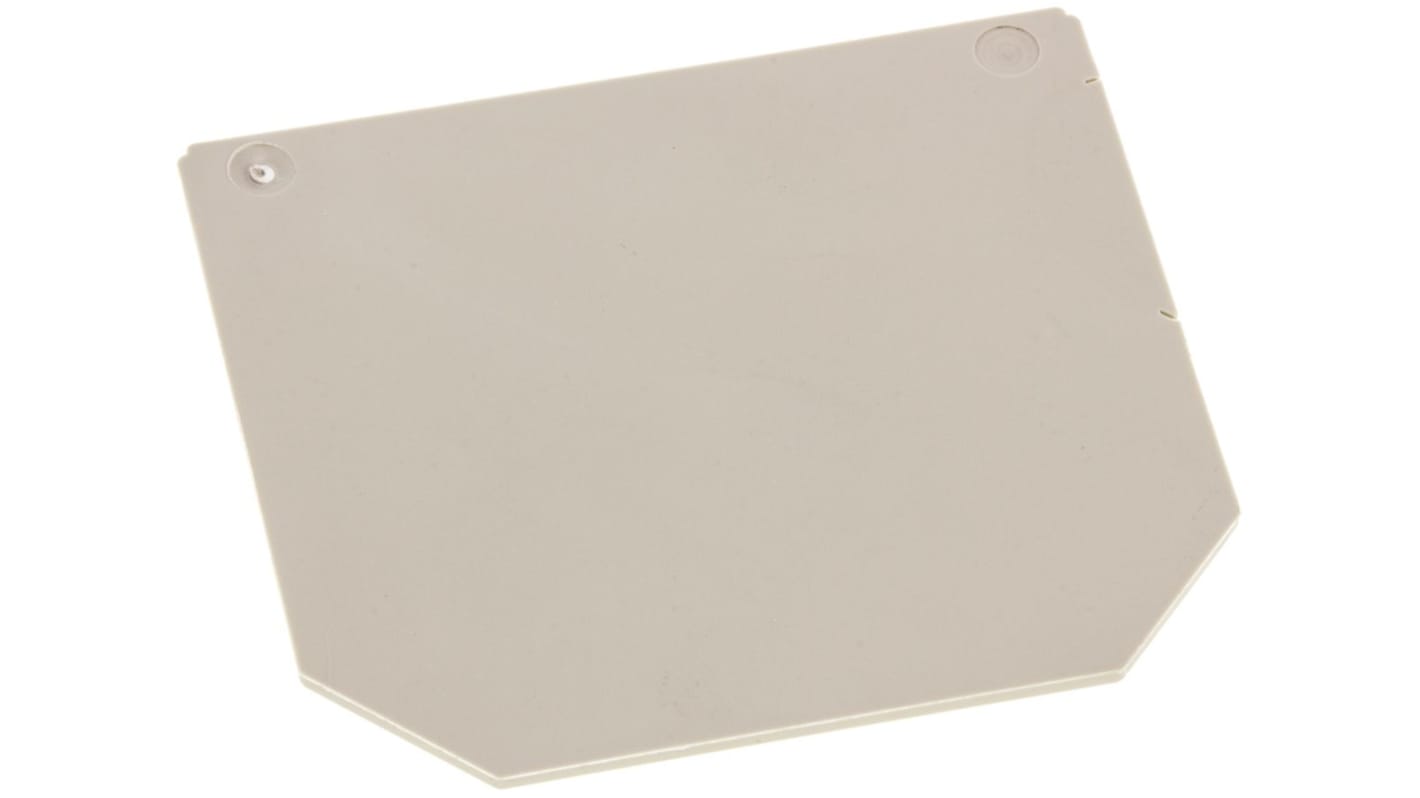 1050100000 Weidmuller W Series End Cover for Use with DIN Rail