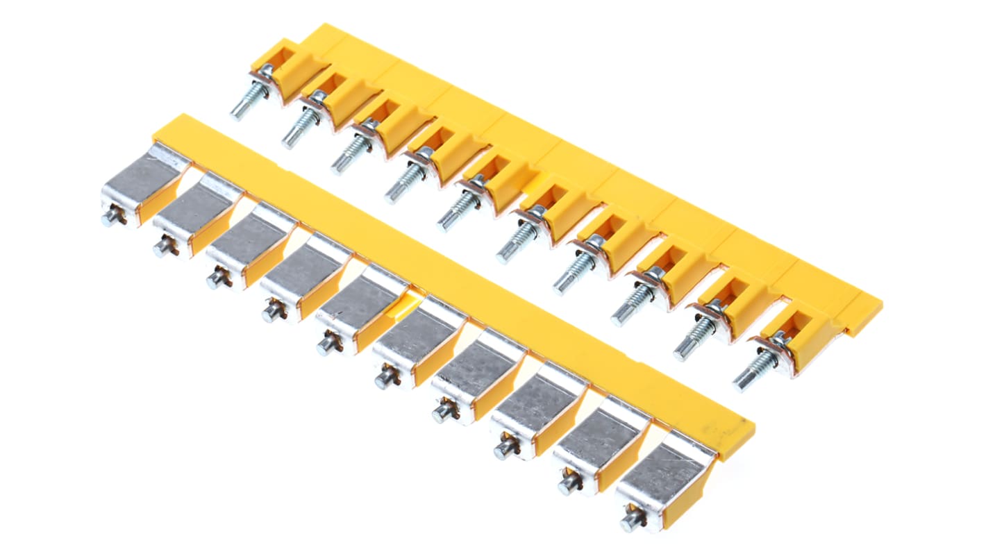 Weidmüller WQV Series Jumper Bar for Use with Terminal Block, 112A, ATEX