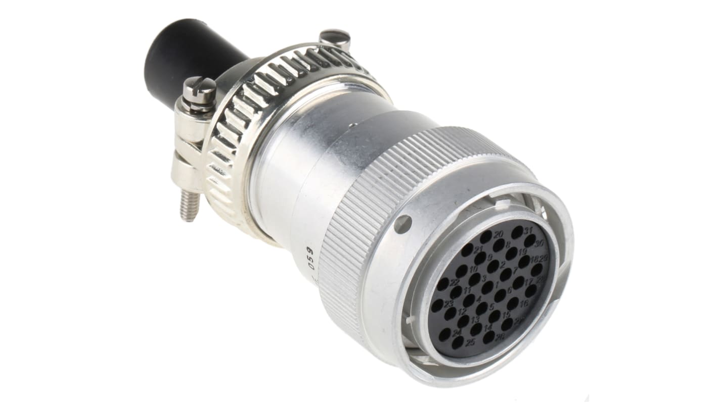 Deutsch Circular Connector, 31 Contacts, Cable Mount, Plug, Female, IP67, HD30 Series