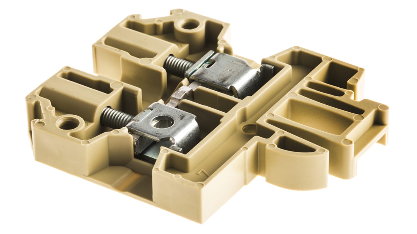 0128360000 Weidmuller SAK Series Beige, Yellow Modular Terminal Block