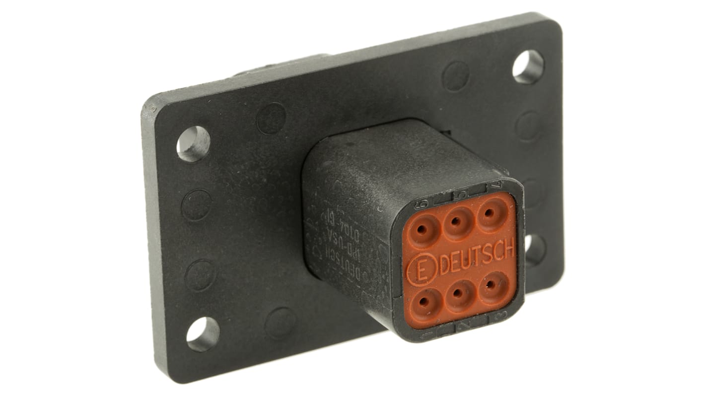 DT046PCL06 Deutsch, DT Automotive Connector Socket 6 Way RS