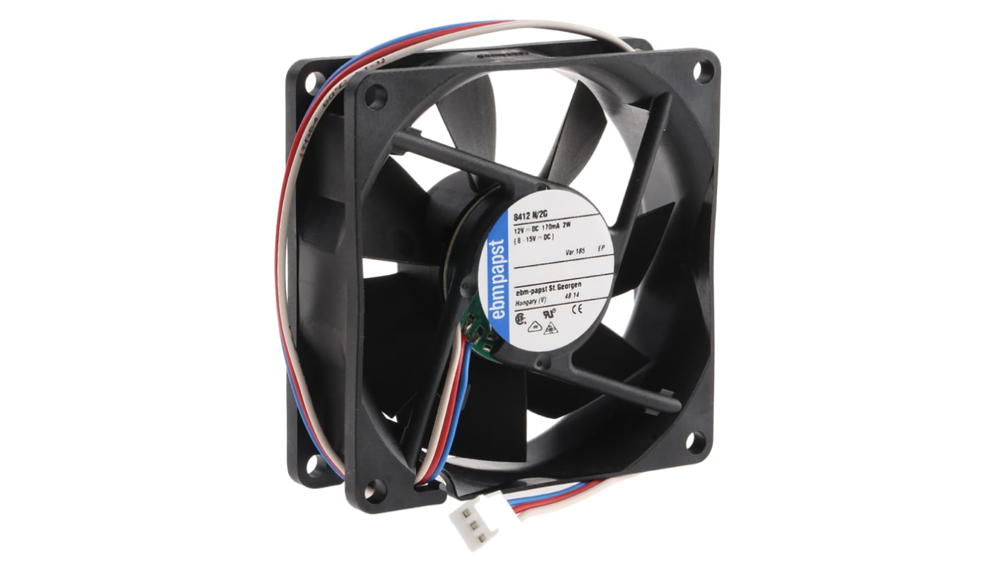 8412 N 2G 185 Ebm papst 8400 N Series Axial Fan 12 V Dc DC