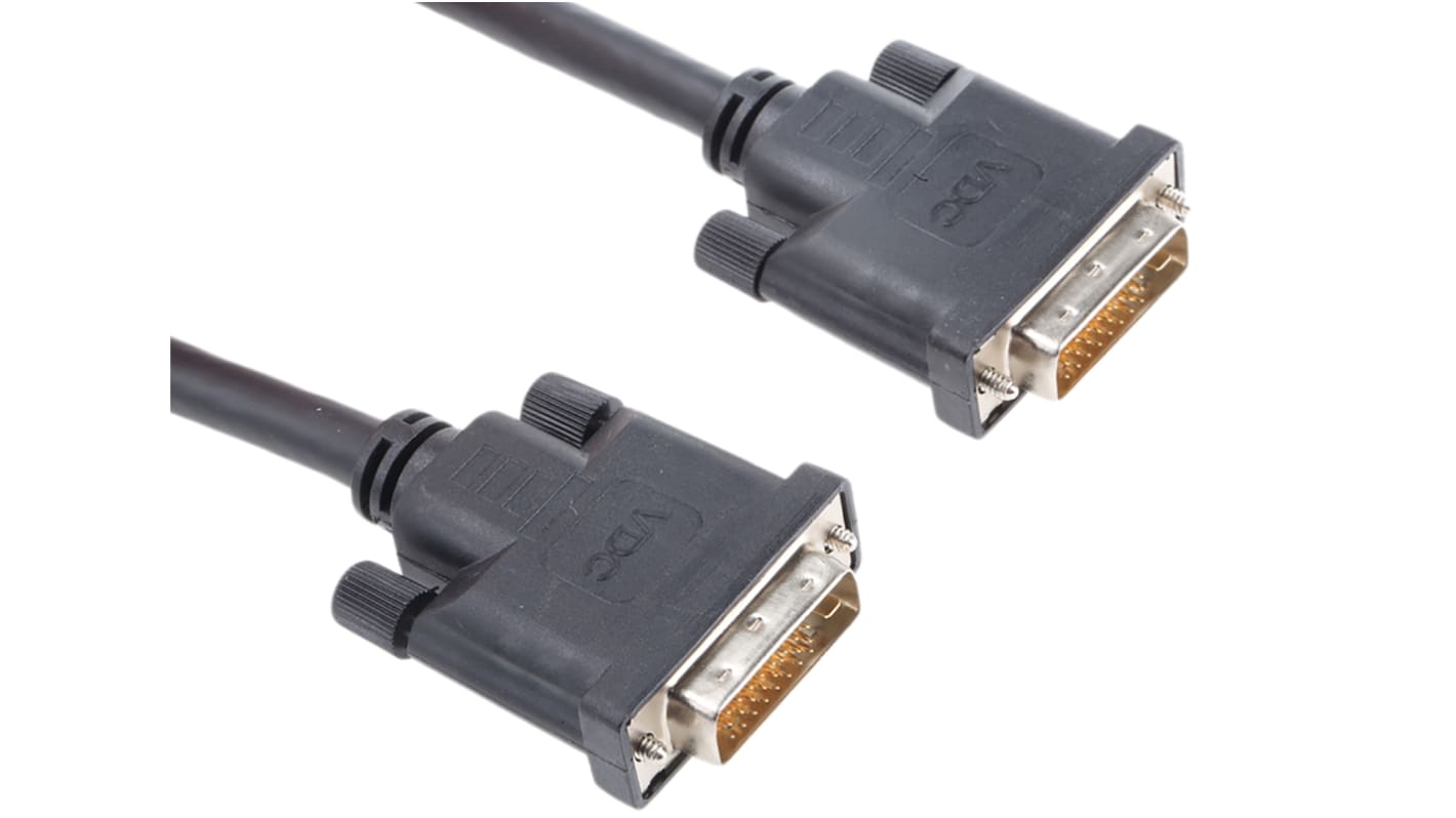 Cable DVI Van Damme, con. A: DVI-D Dual Link macho, con. B: DVI-D Dual Link macho, long. 3m