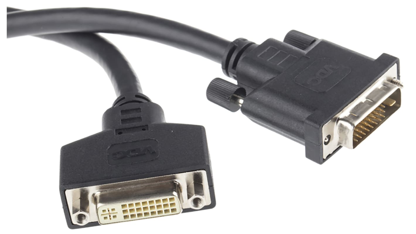 Van Damme, Male DVI-D Dual Link to Female DVI-D Dual Link  Cable, 5m