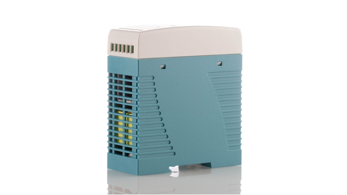 MEAN WELL MDR Switched Mode DIN Rail Power Supply, 85 → 264V ac ac Input, 24V dc dc Output, 1.7A Output, 40W