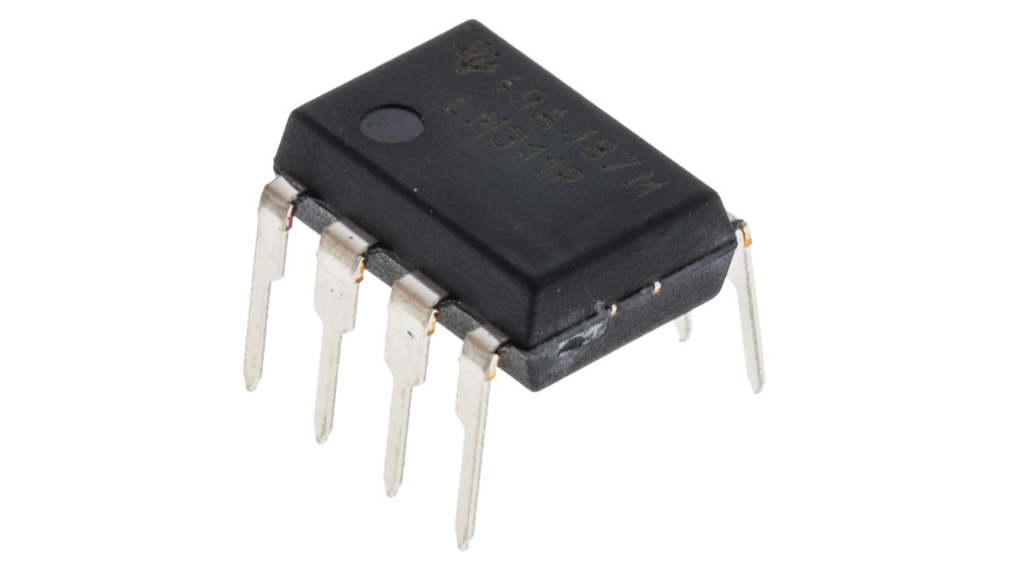 Texas Instruments コンパレータ, 5 → 28 V, オープンコレクタ/エミッタ出力 スルーホール, 8-Pin PDIP