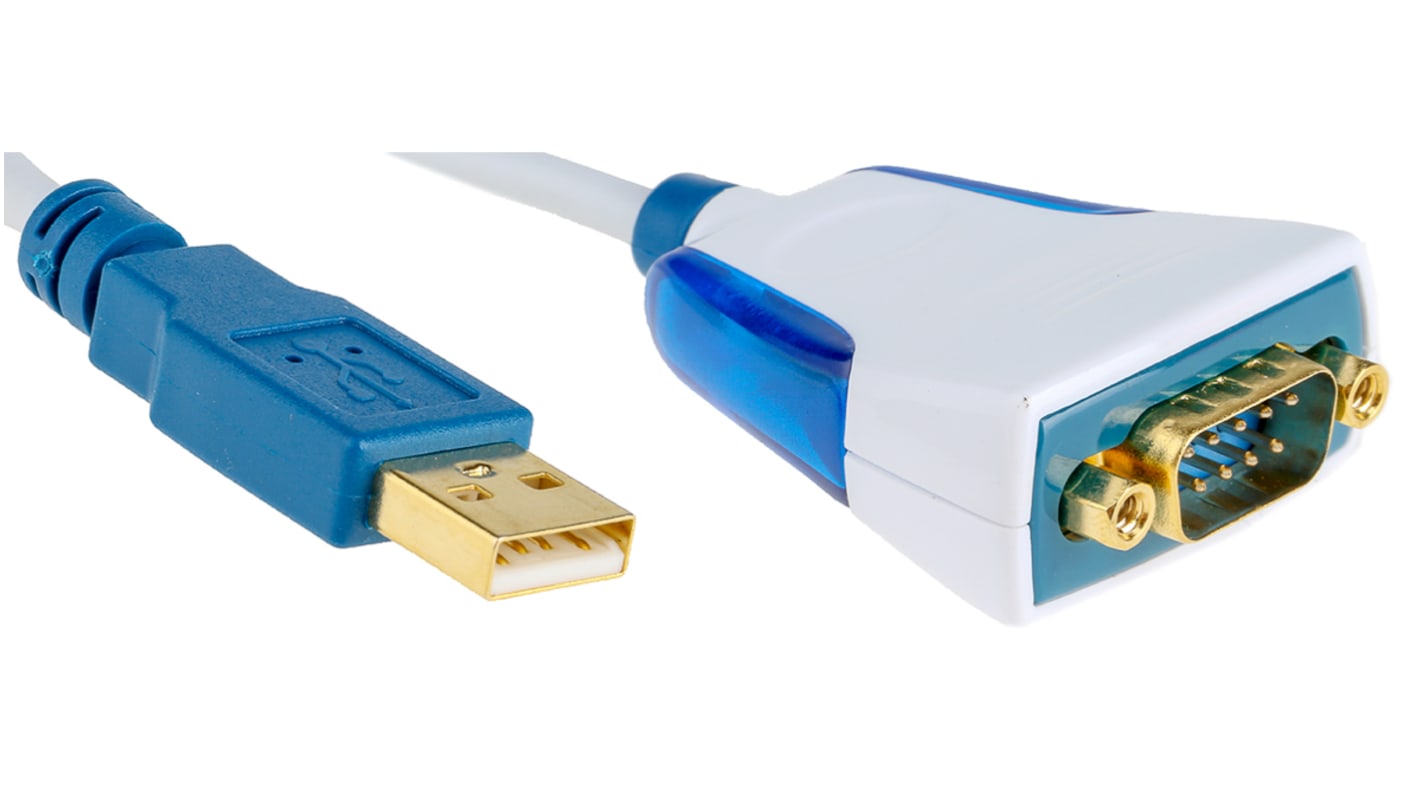 Cable convertidor FTDI Chip US232R-10-BULK, Conector A USB A, Conector B DB-9