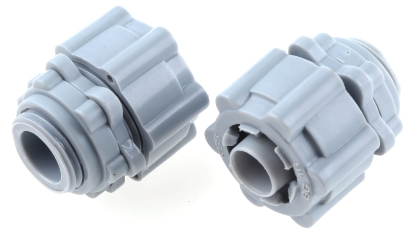 Raccordo per cavi RS PRO in Nylon 66 Grigio, Grigio, 16mm, protezione IP55