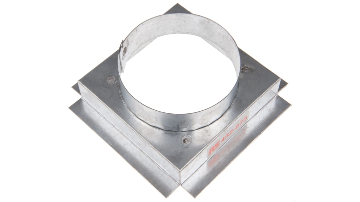 RS PRO Spigot Plate, 125 x 125mm Diameter