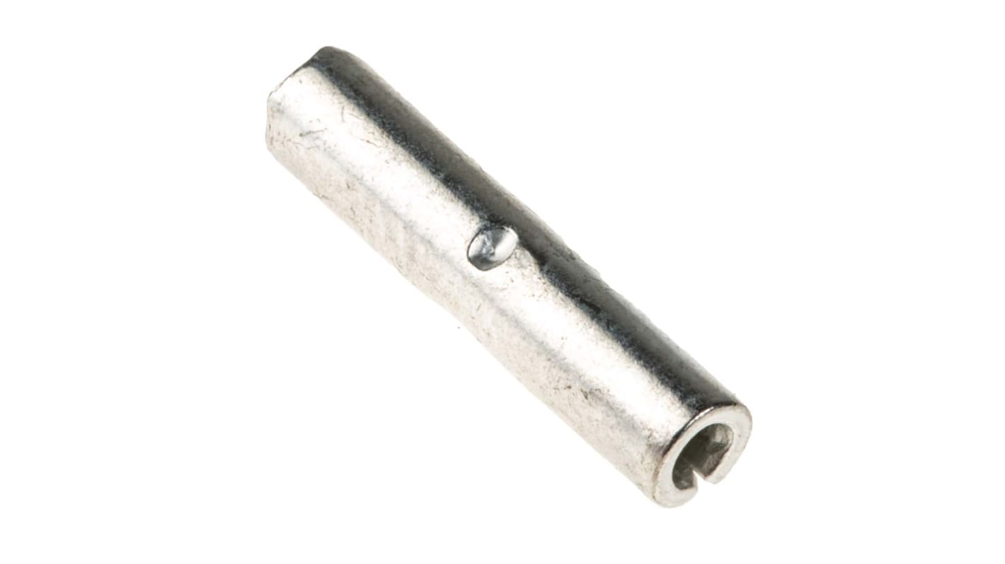 RS PRO Kabelspleißverbinder, Stoßverbinder, 0.5 → 1.5 mm², Ø 1.8mm, Ges.L 15mm, 0.5mm² - 1.5mm²