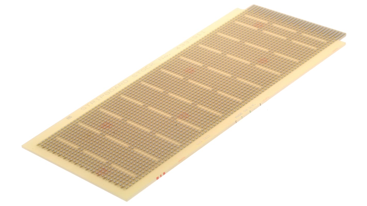 01-3940, Eksperimentalplade (breadboard) Prototypekort, 202 x 95.5 x 1.6mm