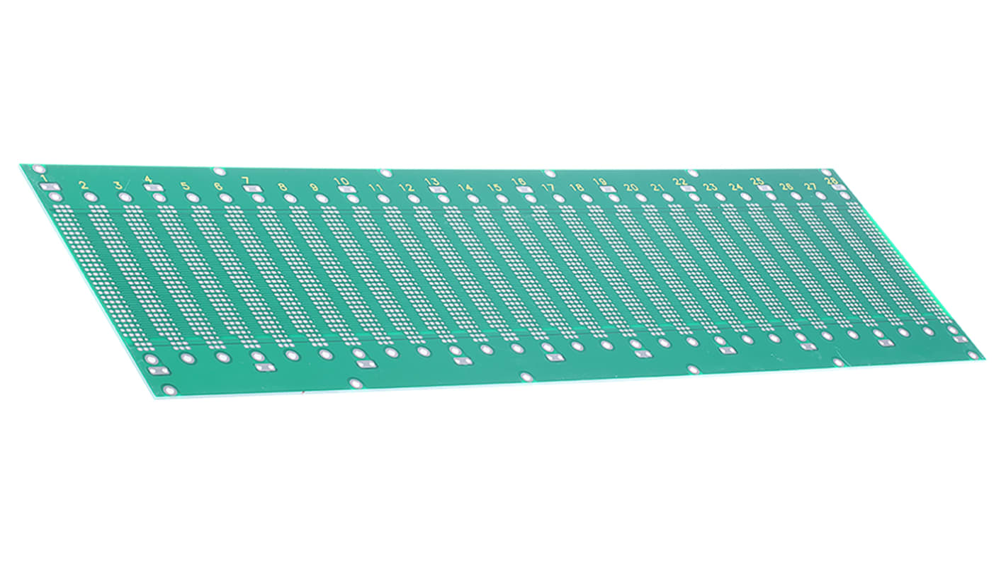 Tarjeta madre posterior Vero Technologies 222-2470, 96 contactos, DIN 41612, FR4, 2 lados, 84HP, 15.24mm