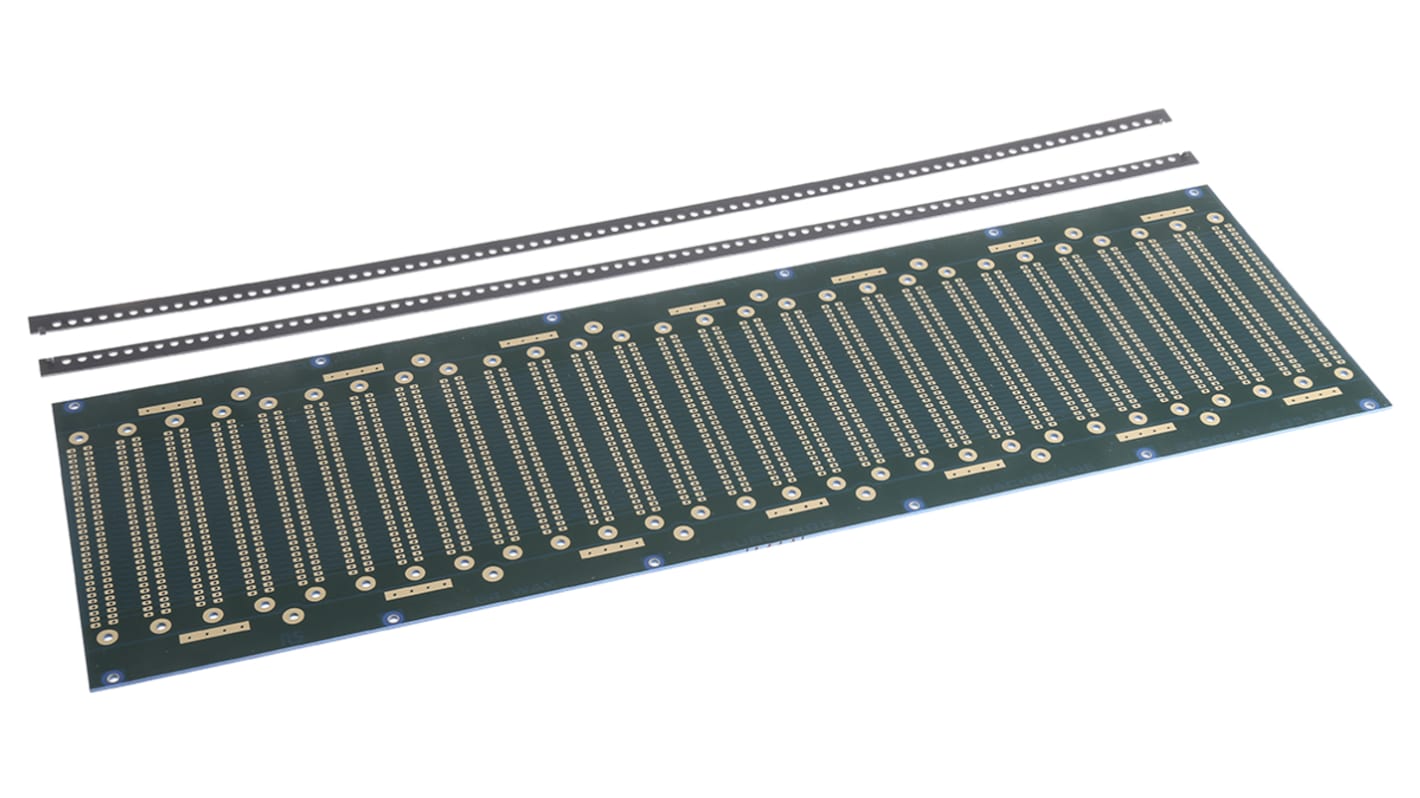 Vero Technologies 64 Way DIN 41612 Eurocard Backplane FR4 Single Sided 84HP With 15.24mm Connector Pitch