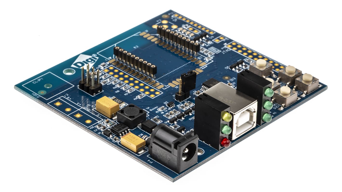 Kommunikáció és vezeték nélküli fejlesztőeszköz, XB24-DKS-INT, 2.4GHz, Indulókészlet, XBee, RF adó-vevő