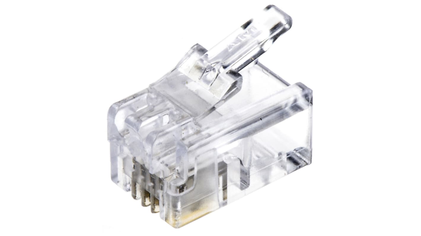 5-641334-2 | COMMSCOPE Male RJ22 Modular Plug Connector, Cable Mount ...