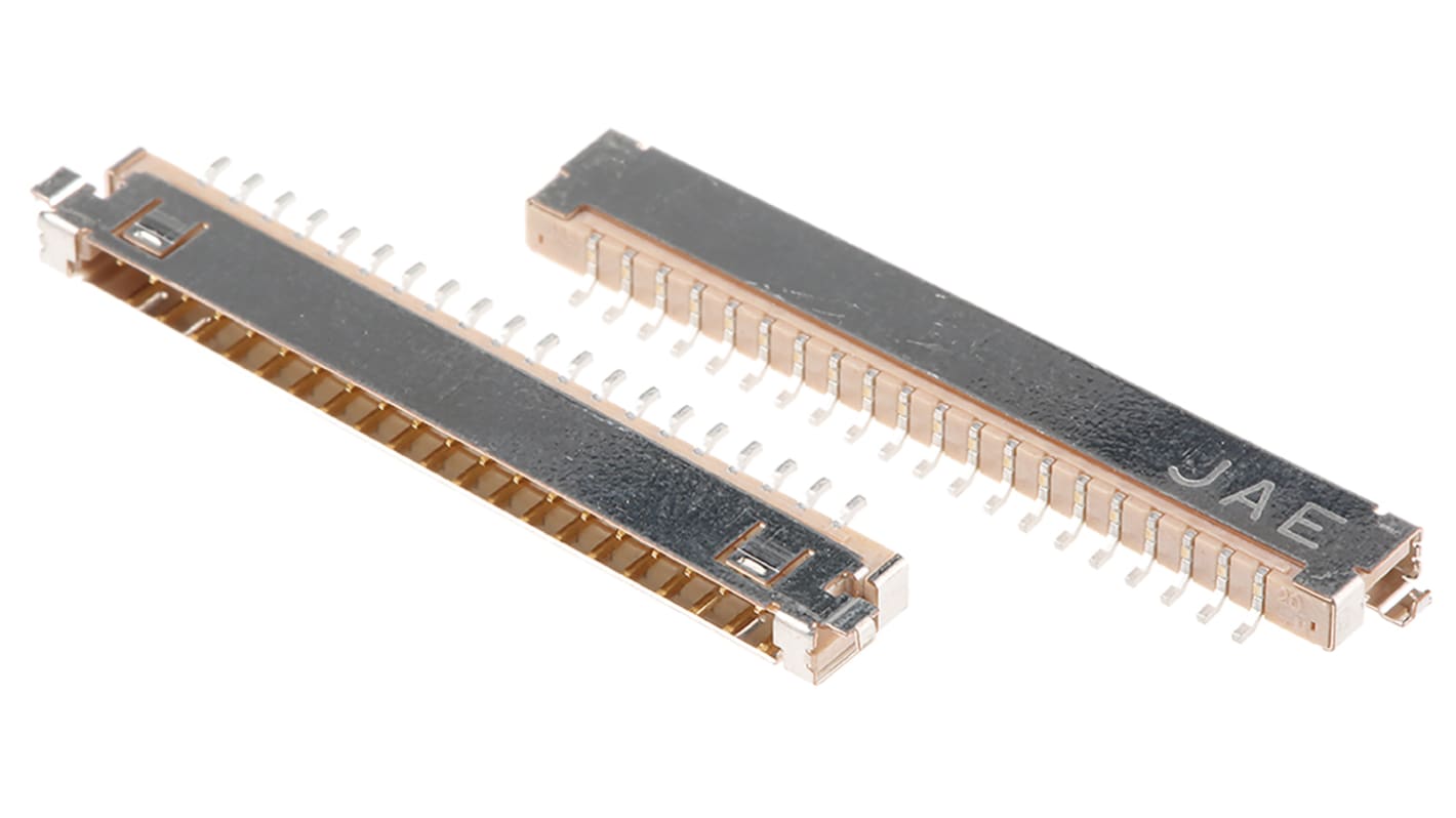 FISE20PHFE JAE, FI 1.25mm Pitch 20 Way 1 Row Right Angle Surface