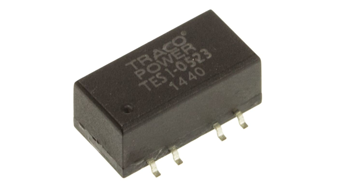 TRACOPOWER TES 1 DC/DC-Wandler 1W 5 V dc IN, ±15V dc OUT / ±35mA Oberflächenmontage 1.5kV dc isoliert