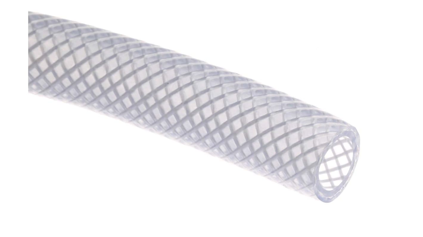 RS PRO Hose Pipe, PVC, 19mm ID, 25.75mm OD, Clear, 25m RS