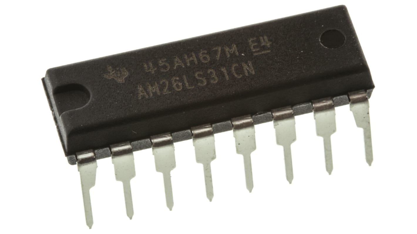 Texas Instruments AM26LS31CN, 4 (RS-422)-TX Line Transmitter Differential 5 V, 16-Pin PDIP