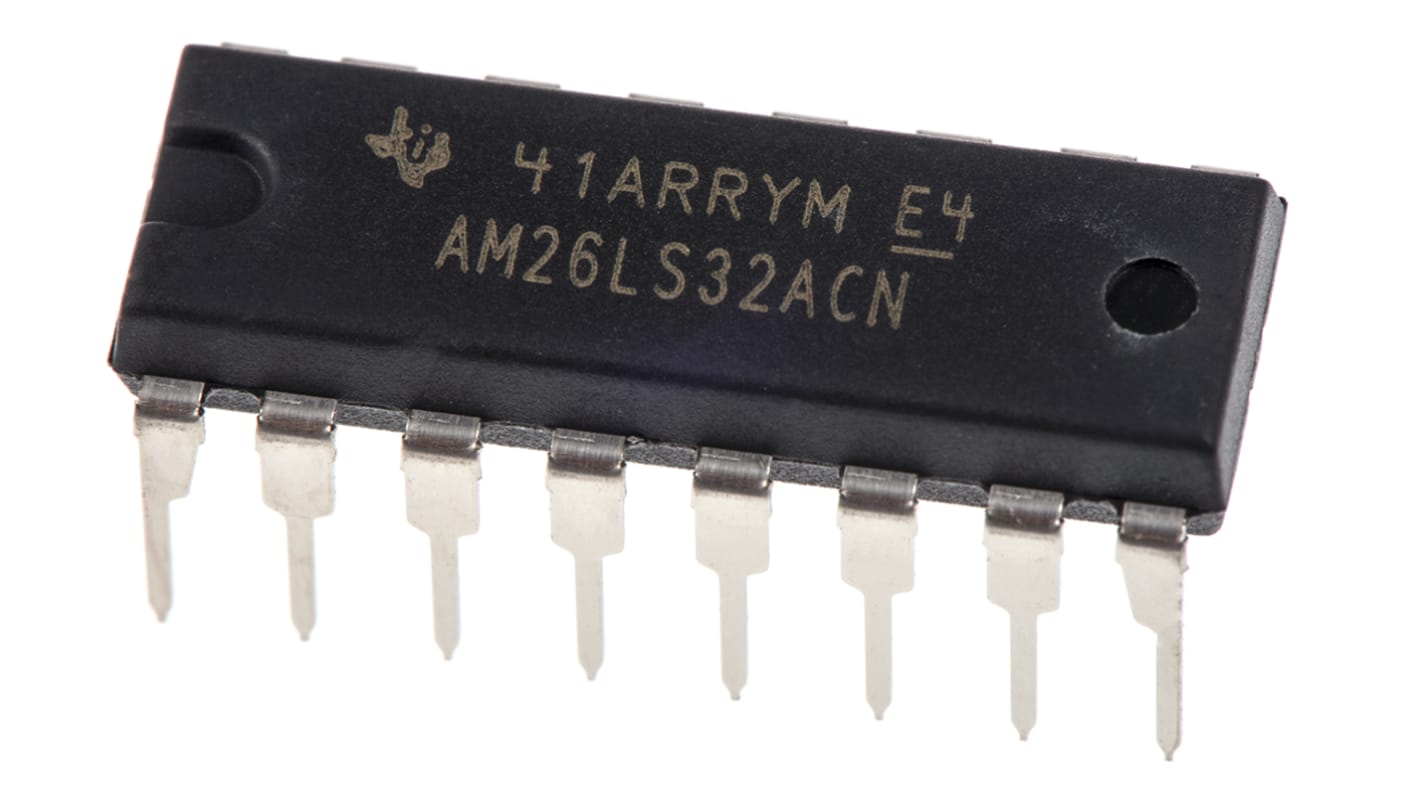 Texas Instruments ラインレシーバスルーホール, 16-Pin, AM26LS32ACN