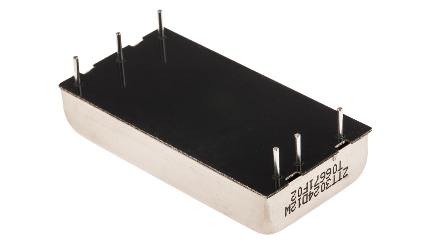 TRACOPOWER TEN 30WIN DC-DC Converter, ±12V dc/ 1.25A Output, 9 → 36 V dc Input, 30W, Through Hole, +75°C Max