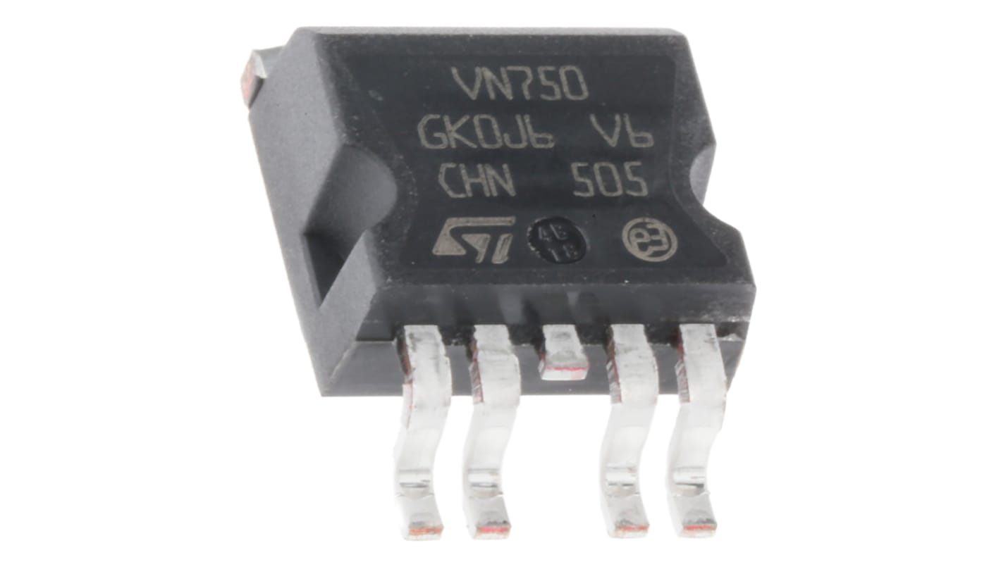 Driver de MOSFET VN750B5-E, CMOS 6 A 36V, 5 broches, P2PAK